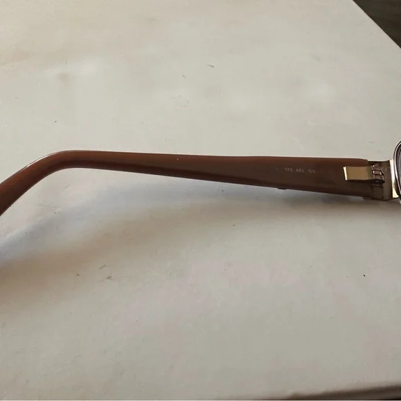 GUCCI GG2878 MI2 Italy Mocha Brown Half Rimless Eyeglasses Frame 52-17-135. - Picture 7 of 12